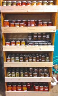 Our shelves of canned items